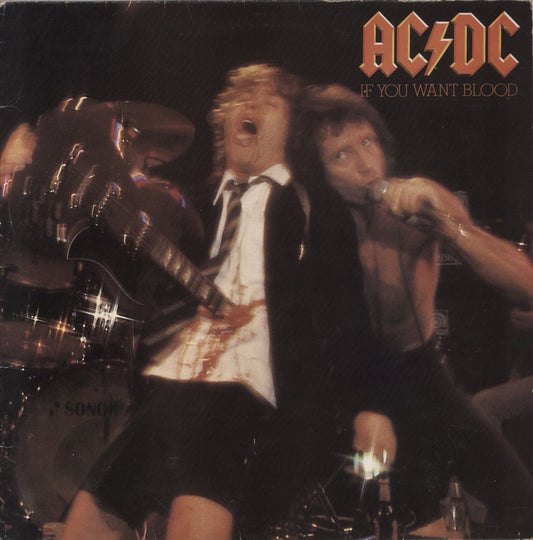 AC/DC If You Want Blood You've Got It - VG Sleeve UK Vinyl LP