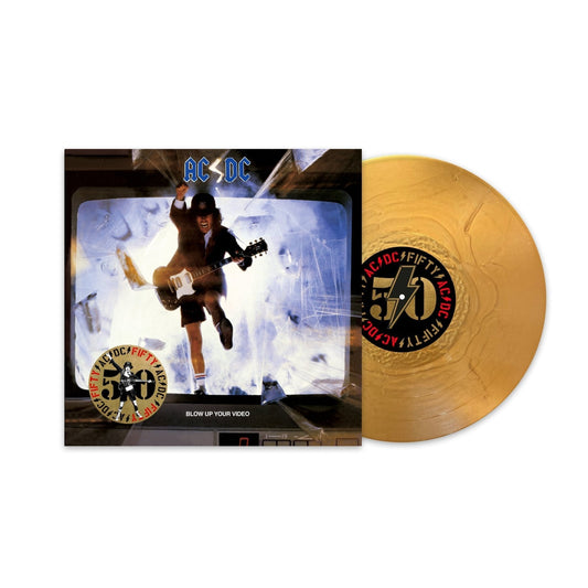 AC/DC - Blow Up Your Video - Gold Vinyl LP Record