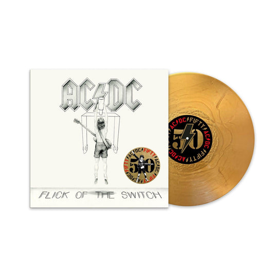 AC/DC - Flick Of The Switch - Gold Vinyl LP Record