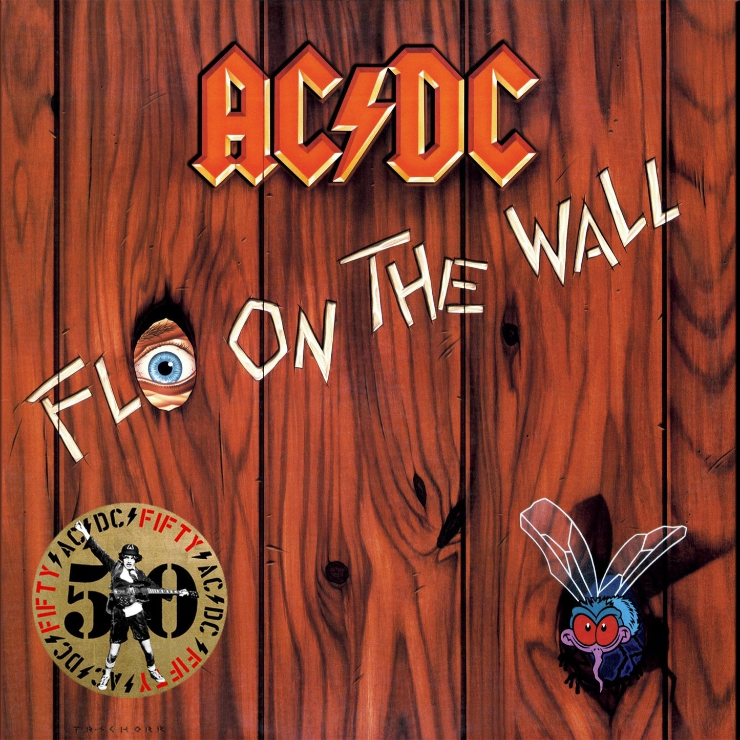 AC/DC - Fly On The Wall - Gold Vinyl LP Record
