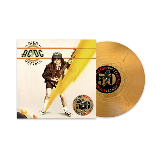 AC/DC - High Voltage - Gold Vinyl LP Record