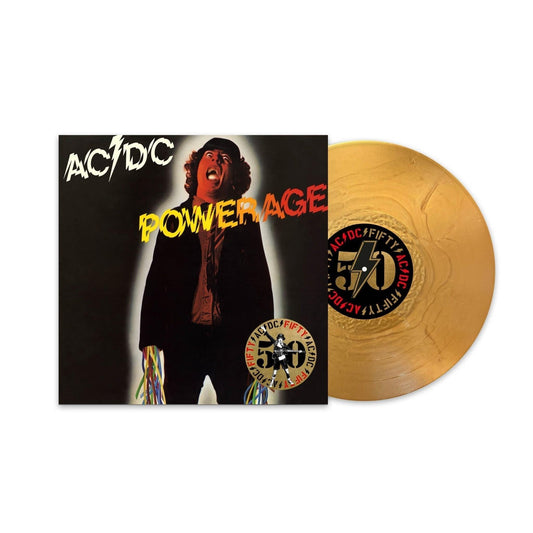 AC/DC - Powerage - Gold Vinyl LP Record