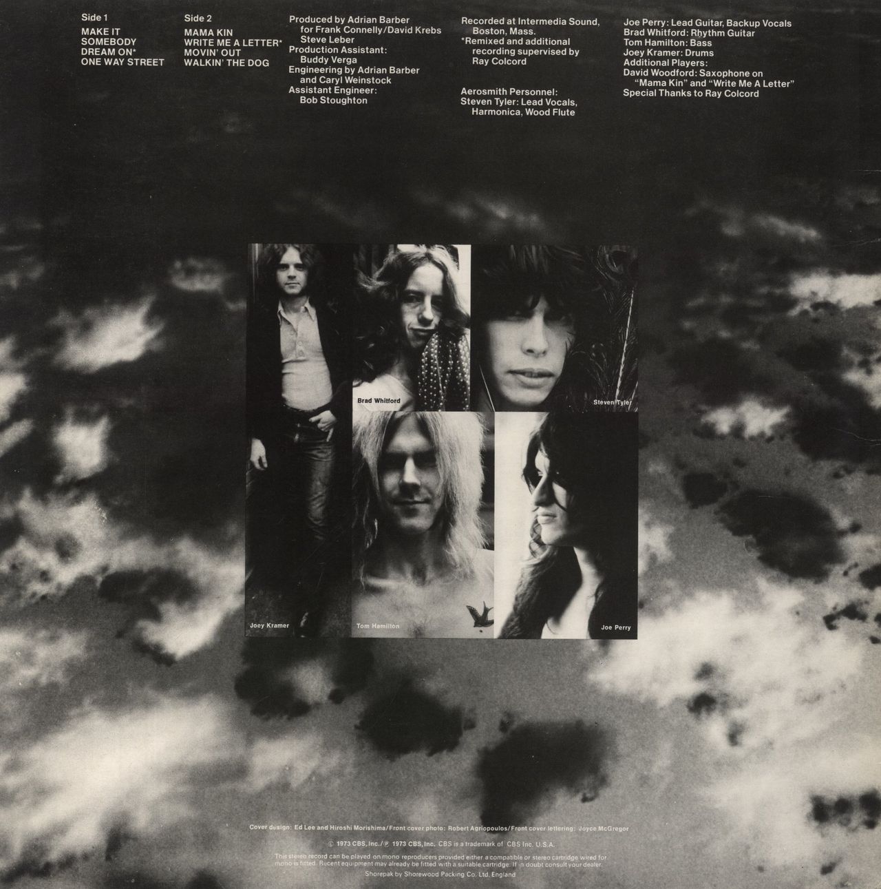 Aerosmith Aerosmith - 1st UK Vinyl LP