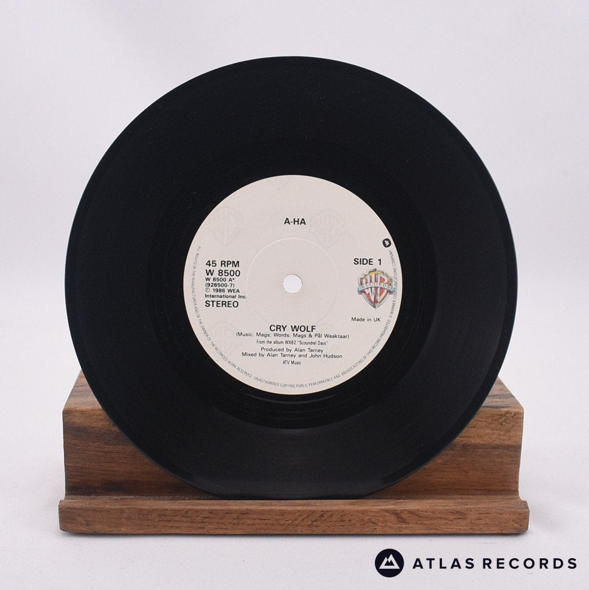 a-ha - Cry Wolf - 7" Vinyl Record - VG+/VG+
