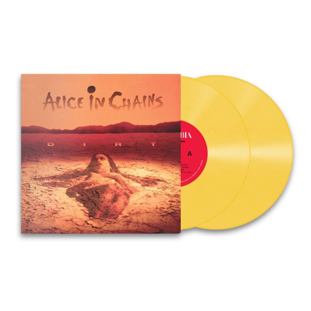 Alice in Chains - Dirt 30th Anniversary - Yellow Vinyl LP Record