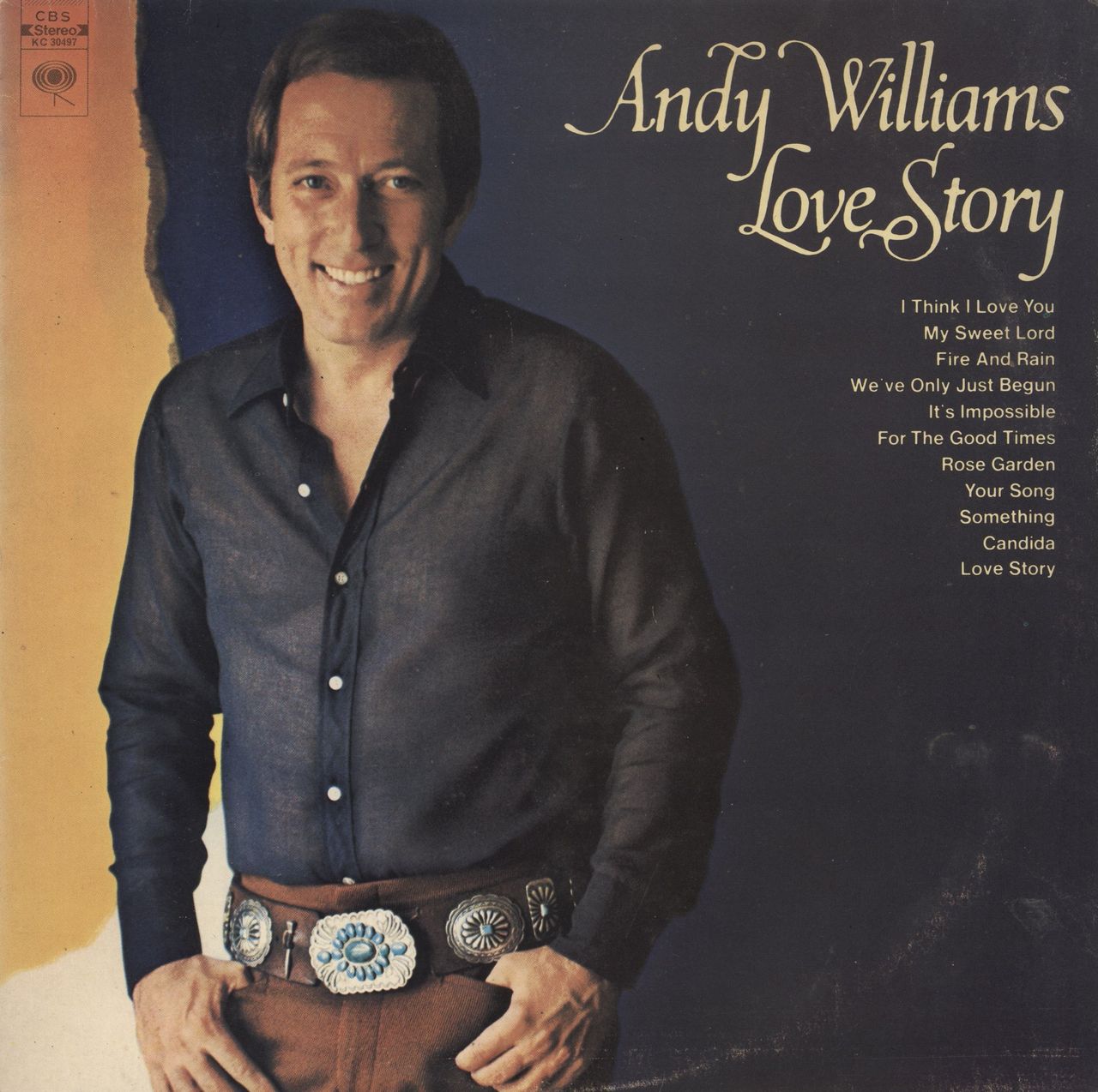 Andy Williams Love Story US Vinyl LP