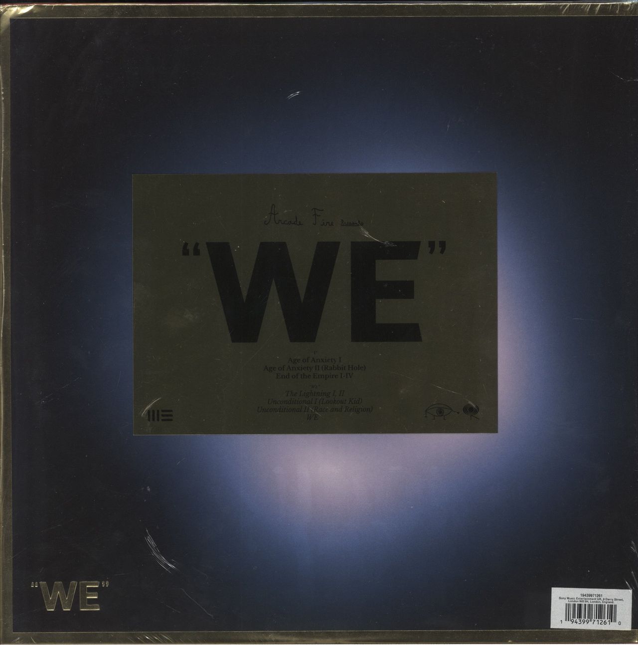 Arcade Fire We - Blue & Gold Marbled Vinyl - Sealed UK Vinyl LP