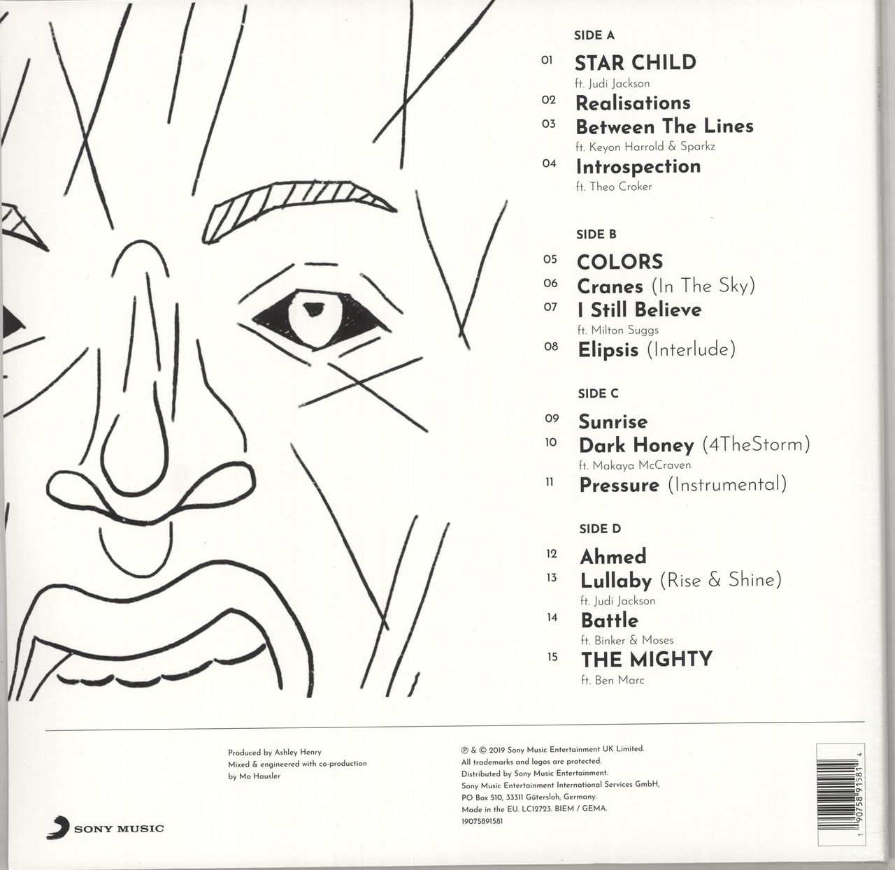 Ashley Henry Beautiful Vinyl Hunter UK 2-LP vinyl set