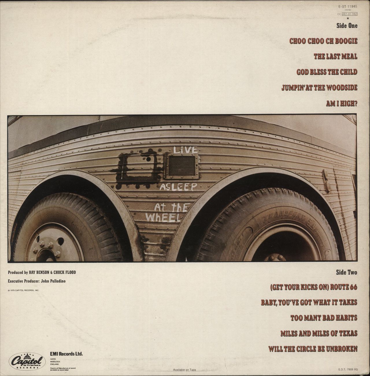 Asleep At The Wheel Served Live UK Vinyl LP