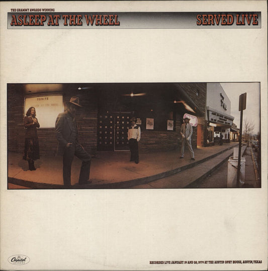 Asleep At The Wheel Served Live UK Vinyl LP