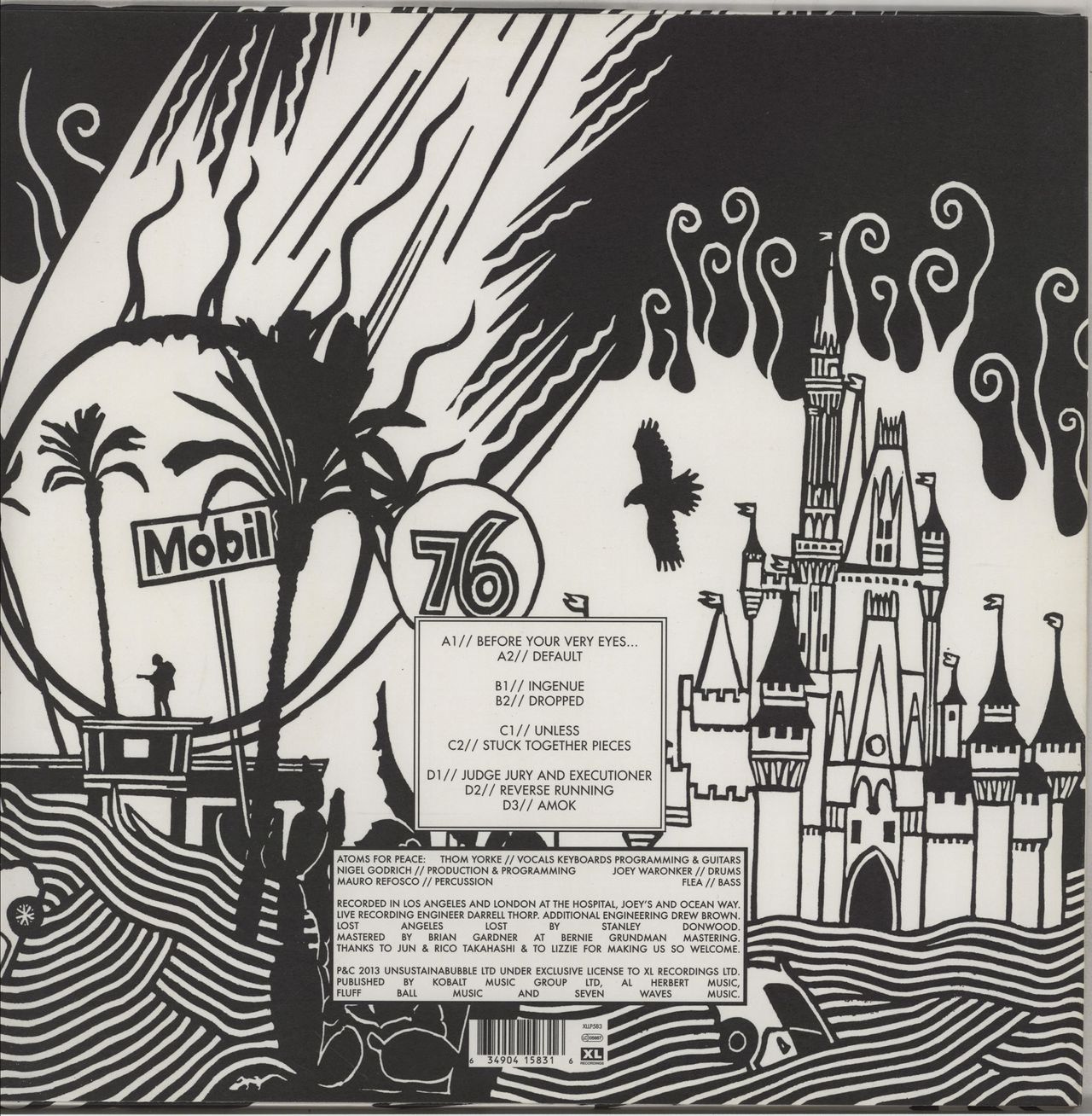 Atoms For Peace Amok UK 2-LP vinyl set