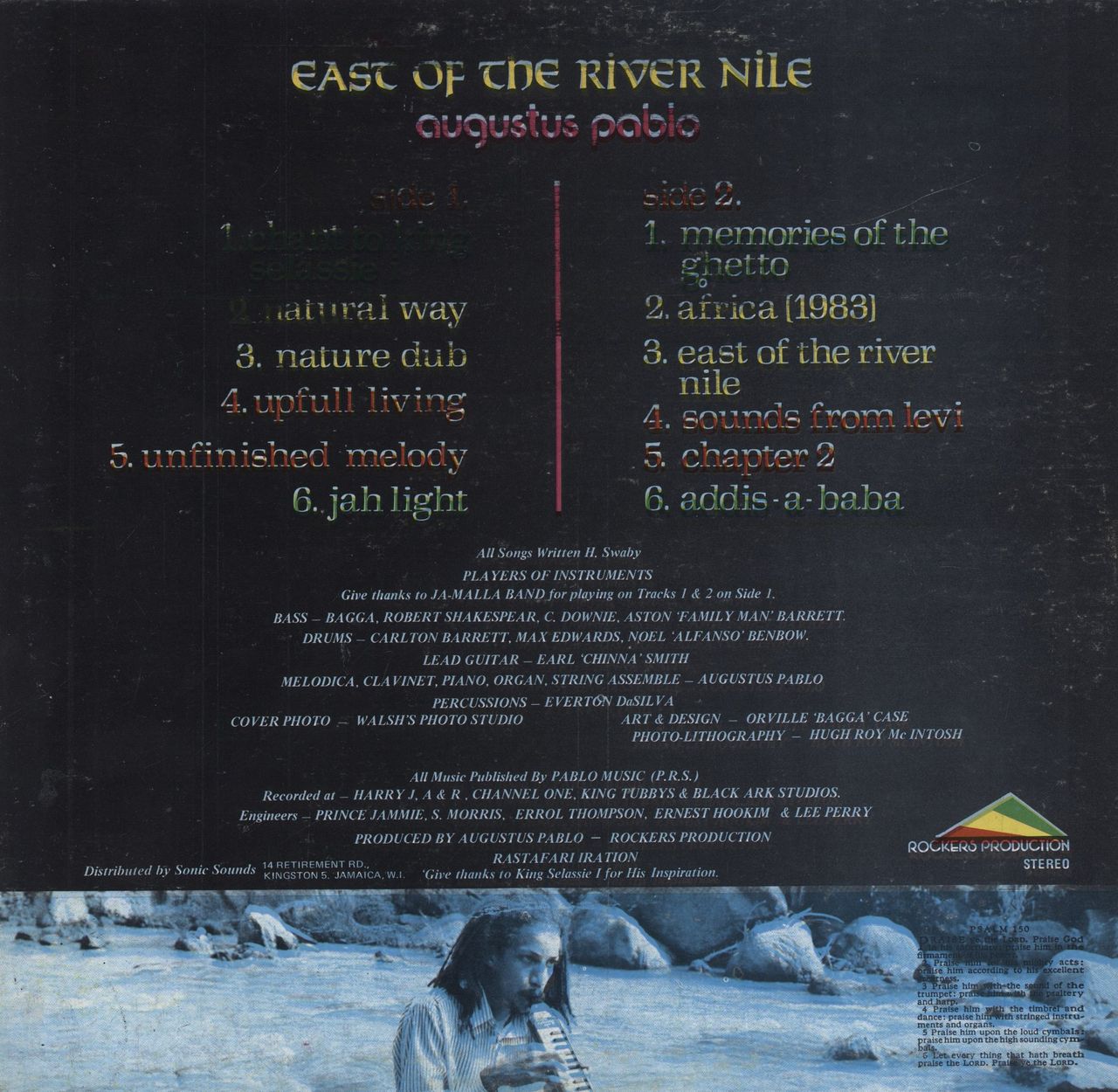 Augustus Pablo East Of The River Nile Jamaican Vinyl LP