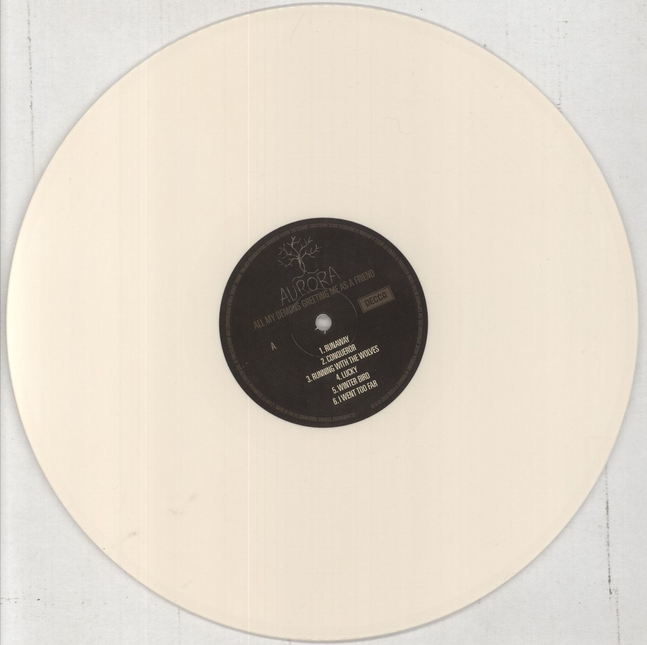 Aurora (00S) All My Demons Greeting Me As A Friend - Cream Vinyl UK Vinyl LP