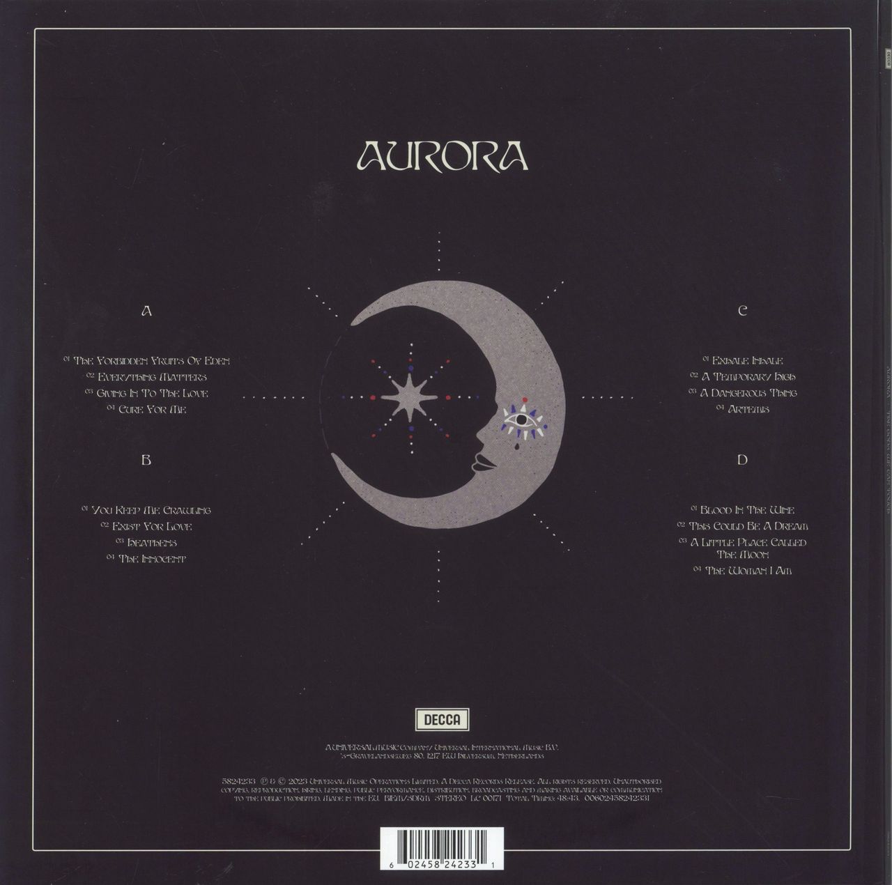 Aurora (00S) The Gods We Can Touch - Clear and Gold Splatter Vinyl UK 2-LP vinyl set