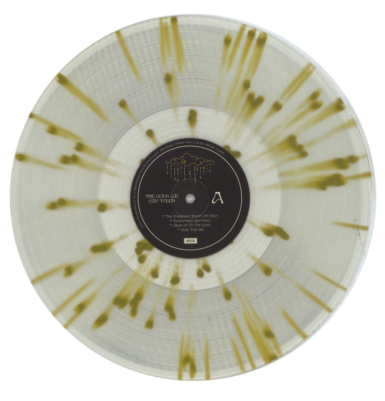 Aurora (00S) The Gods We Can Touch - Clear and Gold Splatter Vinyl UK 2-LP vinyl set