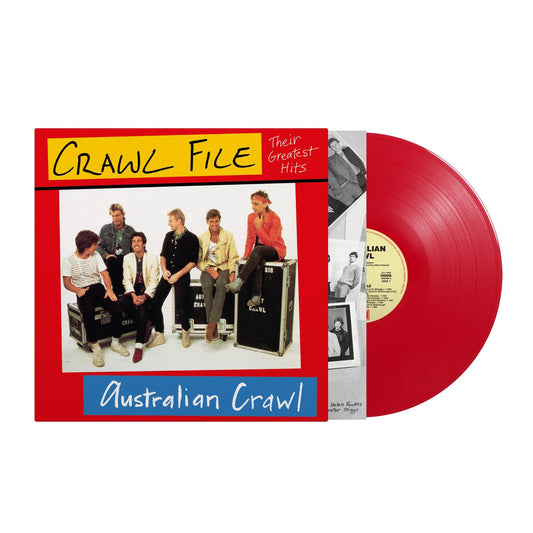 Australian Crawl - Crawl File - Red Vinyl LP Record