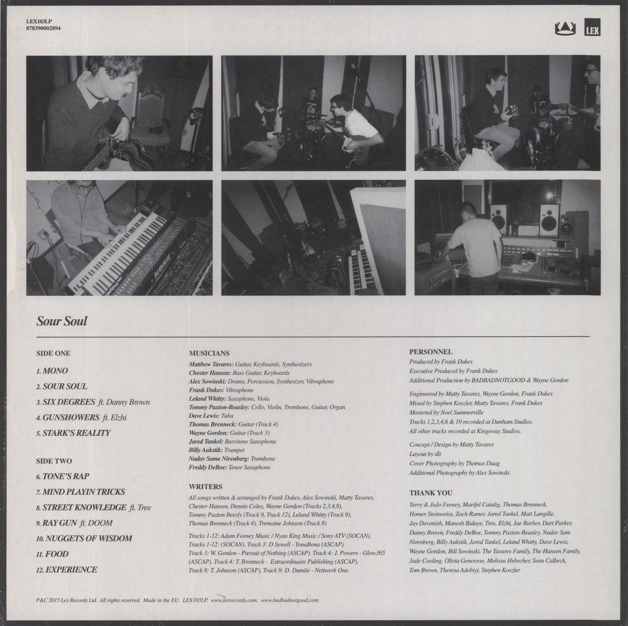 BadBadNotGood Sour Soul - Gold 180 Gram Vinyl UK Vinyl LP