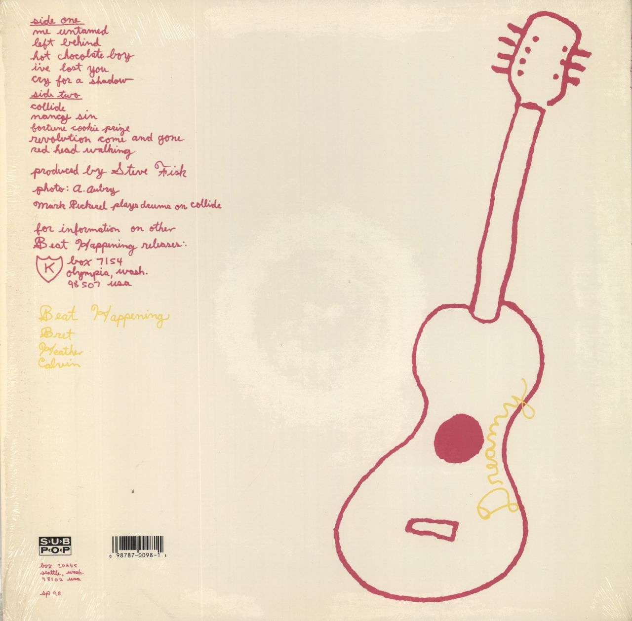 Beat Happening Dreamy - Grey Marble Vinyl US Vinyl LP