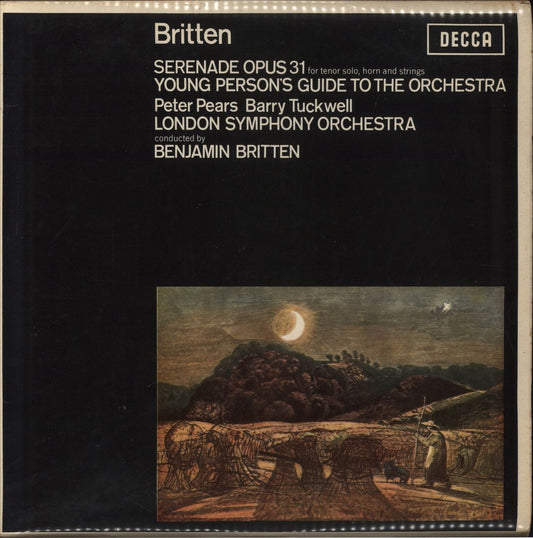 Benjamin Britten Serenade for Tenor, Horn and Strings - 3rd UK Vinyl LP