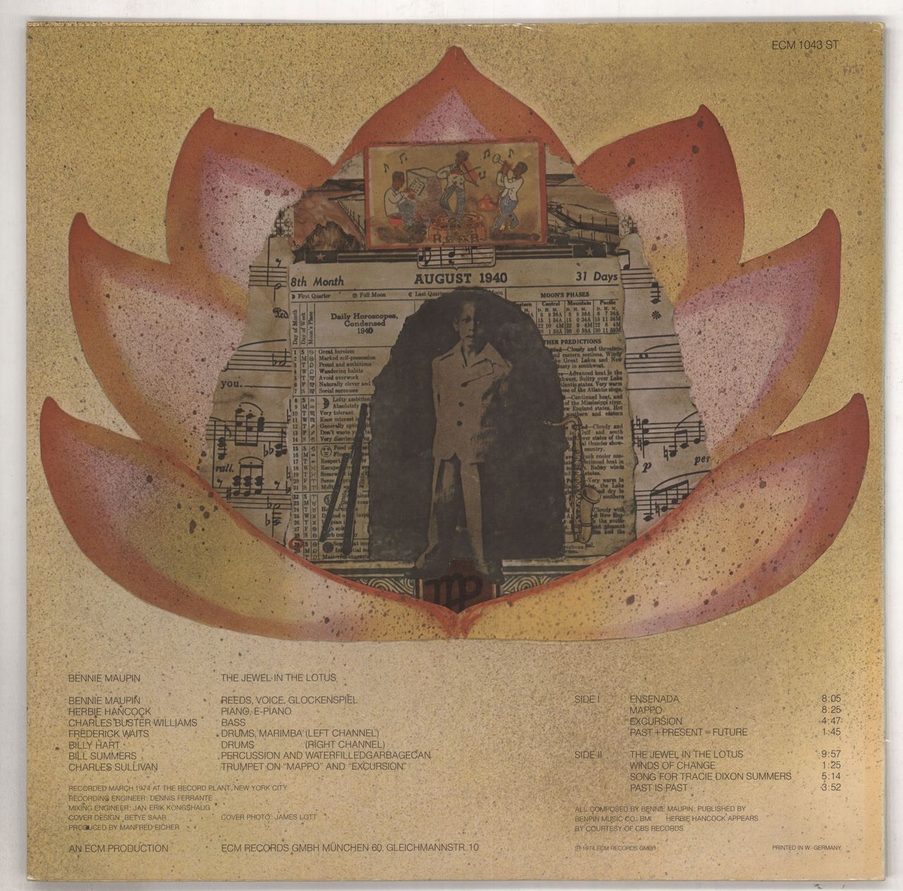 Bennie Maupin The Jewel In The Lotus - 1st German Vinyl LP