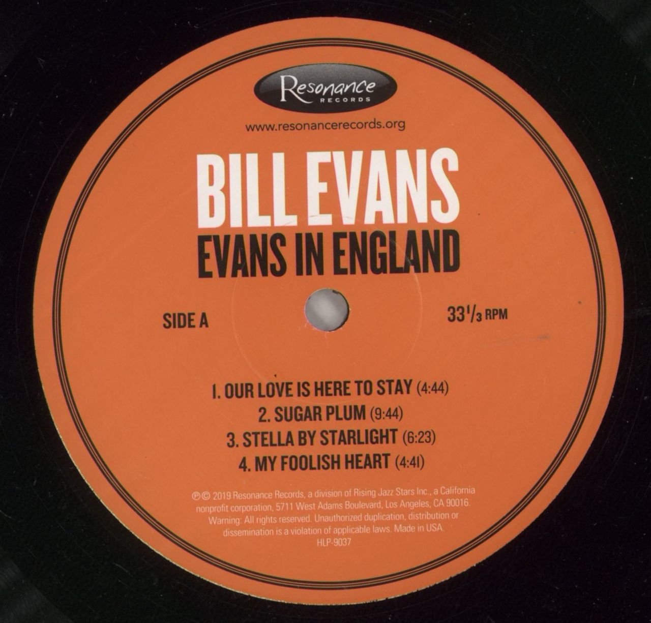 Bill Evans (Piano) Evans In England- RSD 2019 - Hand Numbered Edition US 2-LP vinyl set