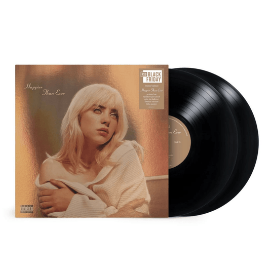 Billie Eilish - Happier Than Ever - RSD Rainbow Foil Cover Vinyl LP Record