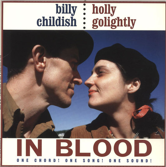 Billy Childish In Blood - Red & Black Splattered Vinyl UK Vinyl LP