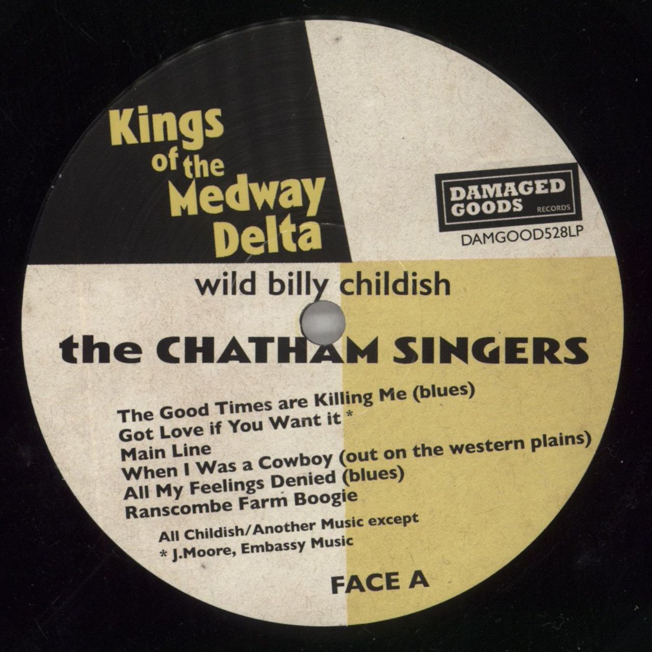 Billy Childish Kings Of The Medway Delta UK Vinyl LP