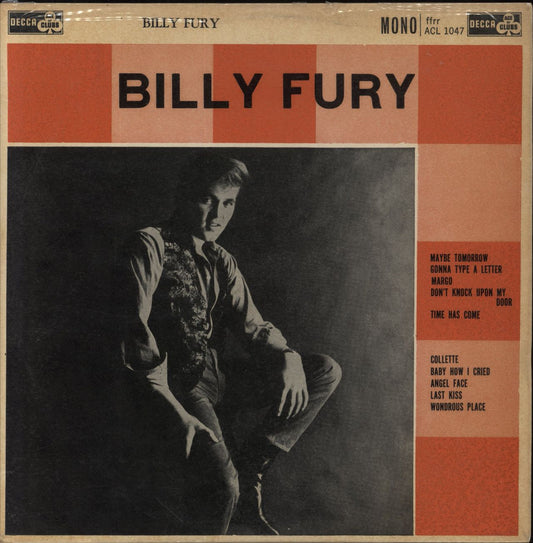 Billy Fury Billy Fury UK Vinyl LP