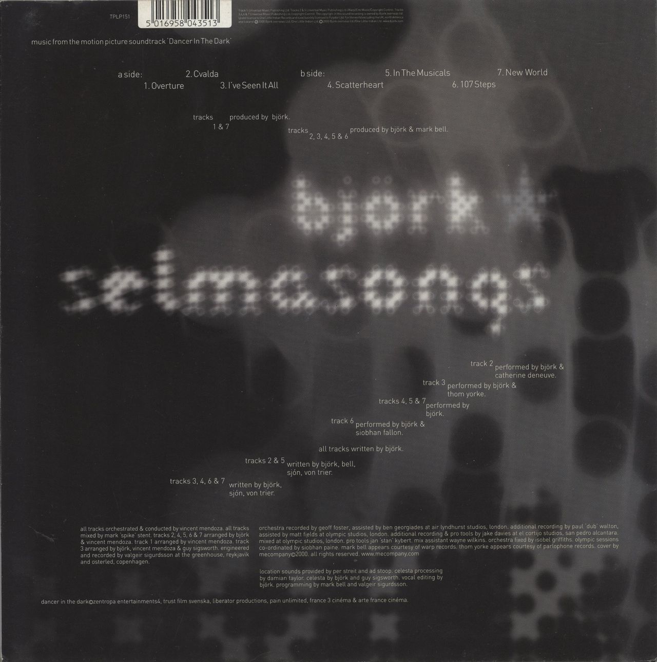 Björk SelmaSongs - 180g UK Vinyl LP