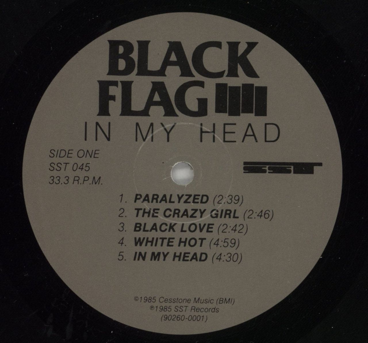 Black Flag In My Head - 1st - EX US Vinyl LP