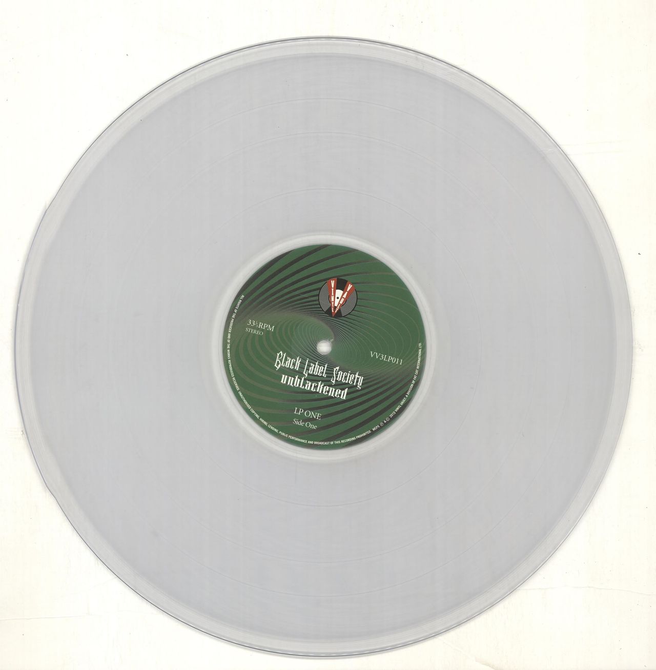 Black Label Society Unblackened - Clear Vinyl UK 3-LP vinyl set