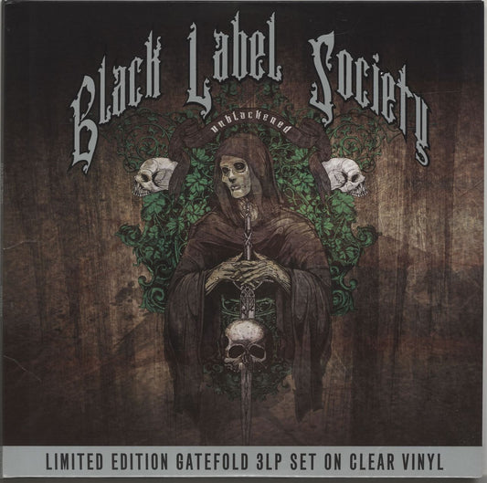 Black Label Society Unblackened - Clear Vinyl UK 3-LP vinyl set