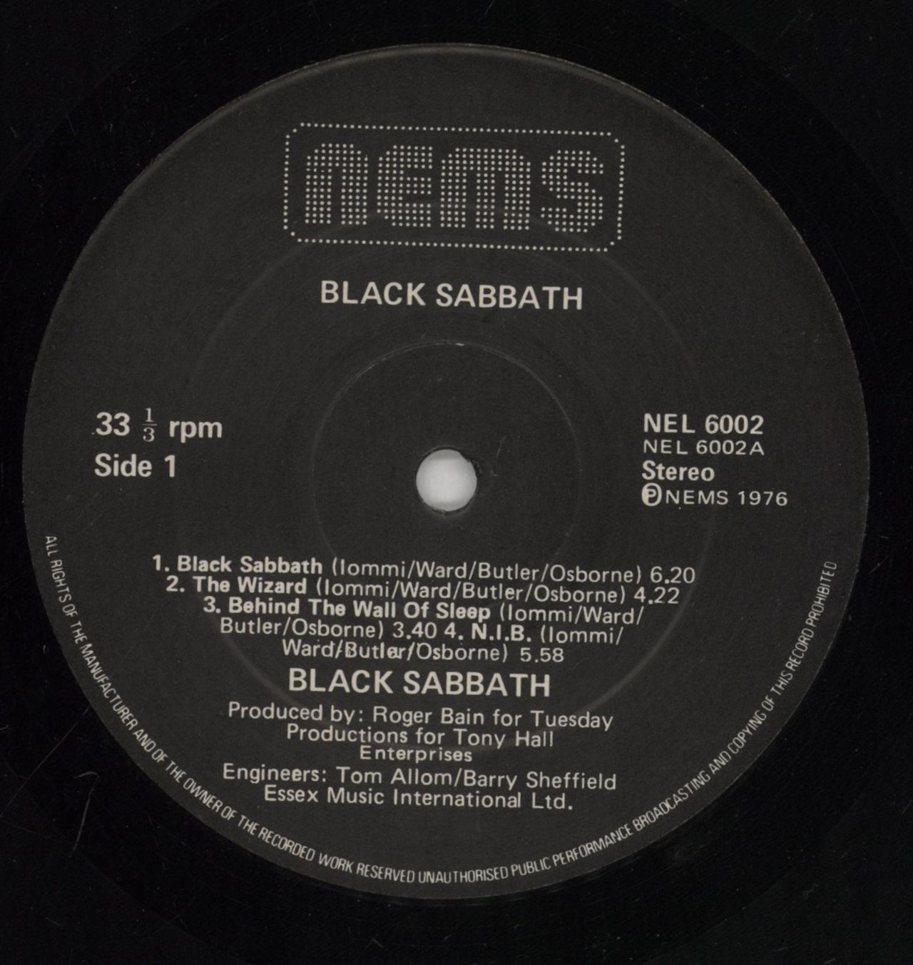 Black Sabbath Black Sabbath - EX Dutch Vinyl LP