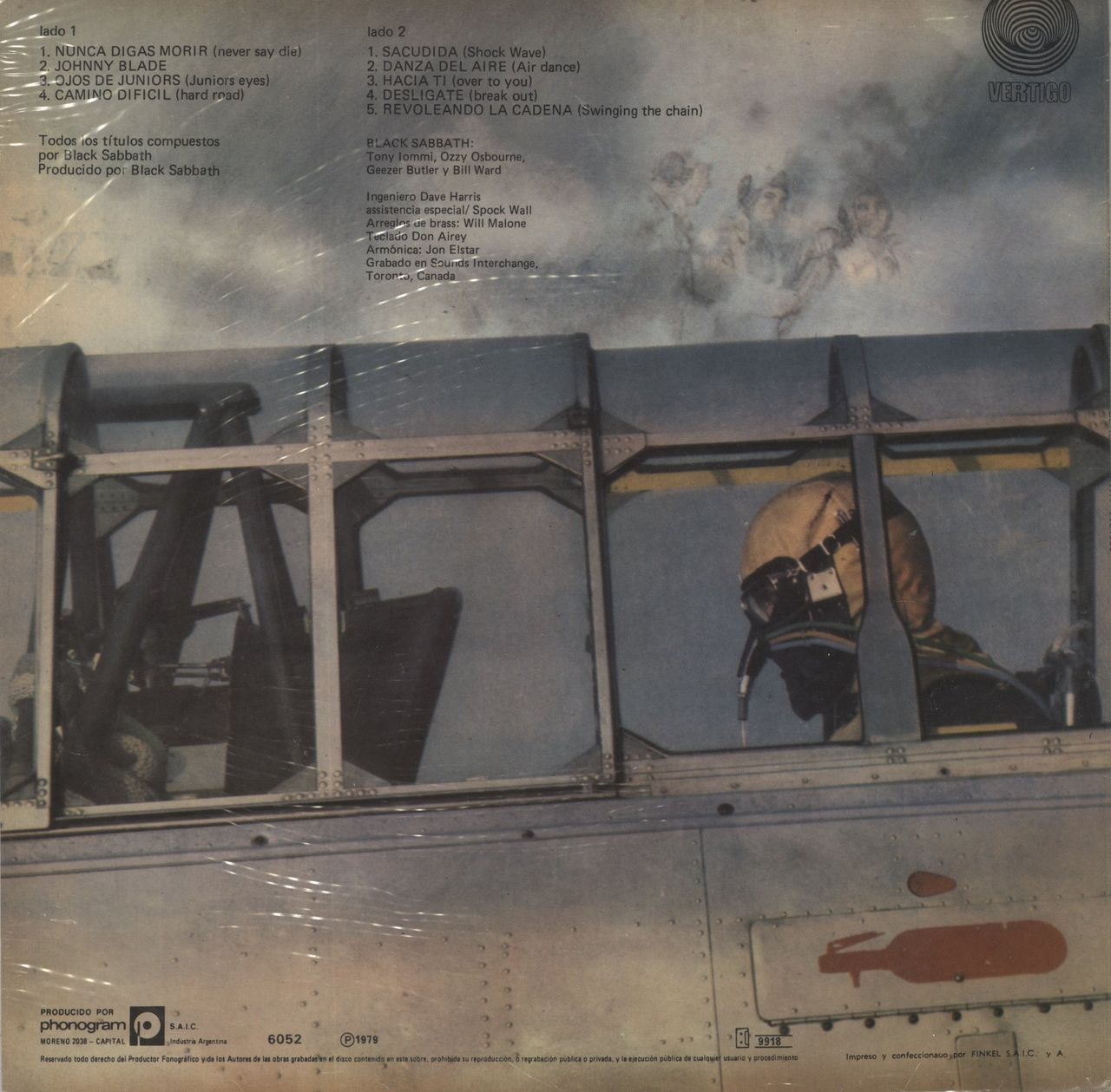 Black Sabbath Nunca Digas Morir [Never Say Die] Argentinean Vinyl LP