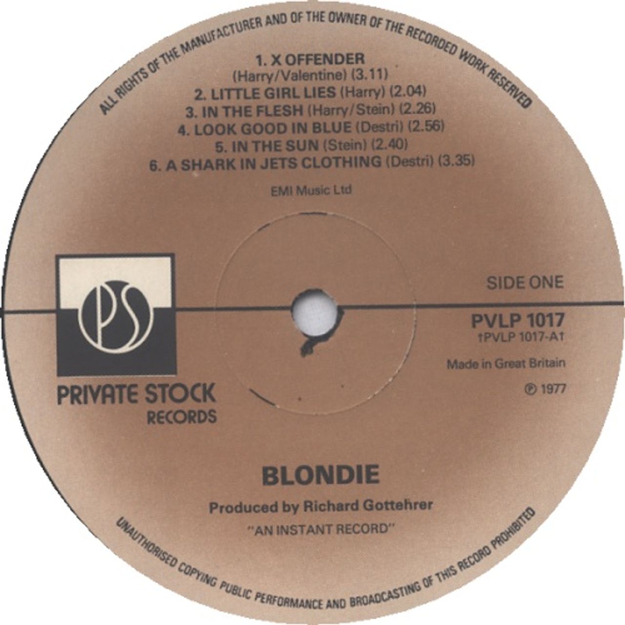 Blondie Blondie - 1st UK Vinyl LP