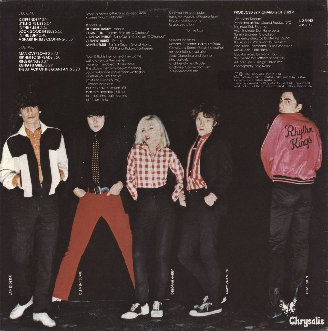 Blondie Blondie Australian Vinyl LP