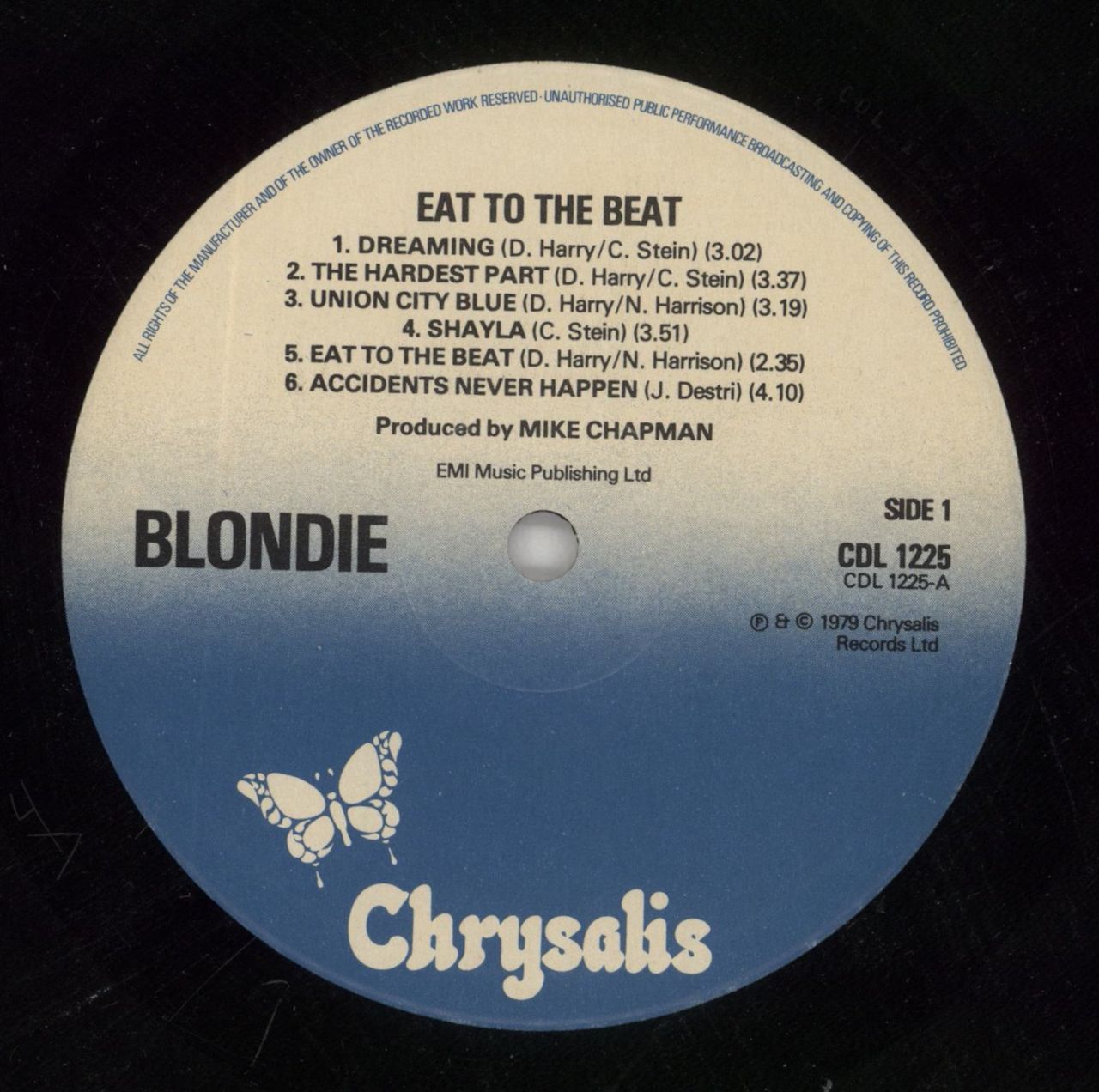 Blondie Eat To The Beat - shrink UK Vinyl LP