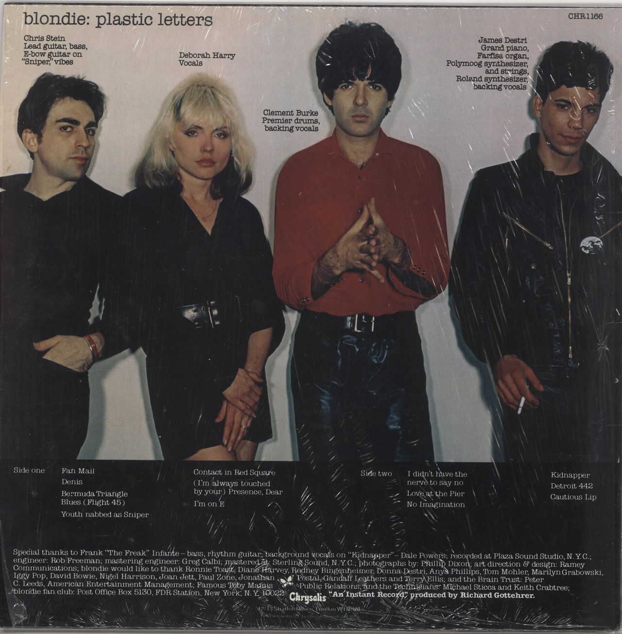 Blondie Plastic Letters - shrink UK Vinyl LP