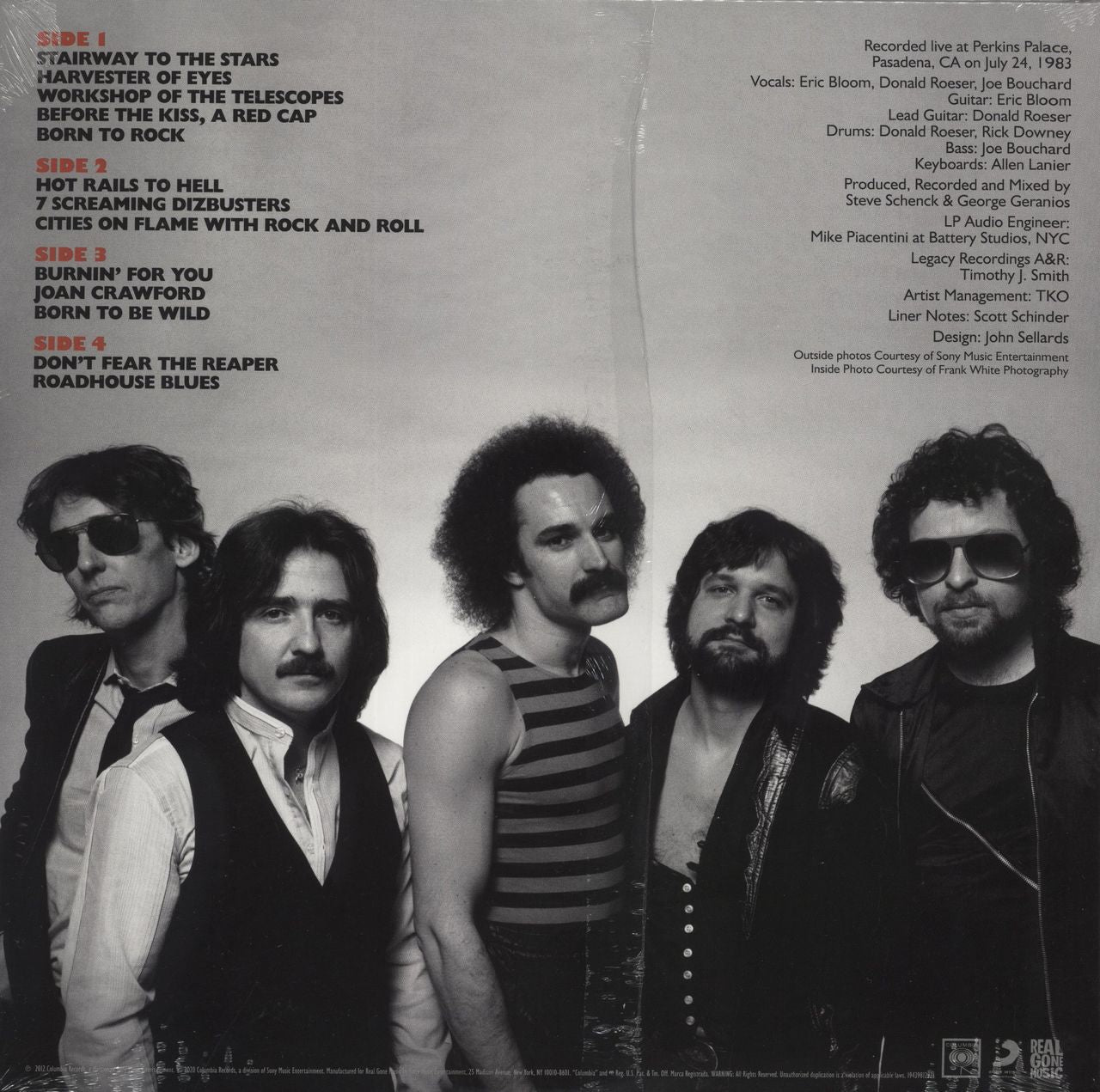 Blue Oyster Cult Live '83 - Black and Blue Vinyl - RSD20 - Sealed US 2-LP vinyl set