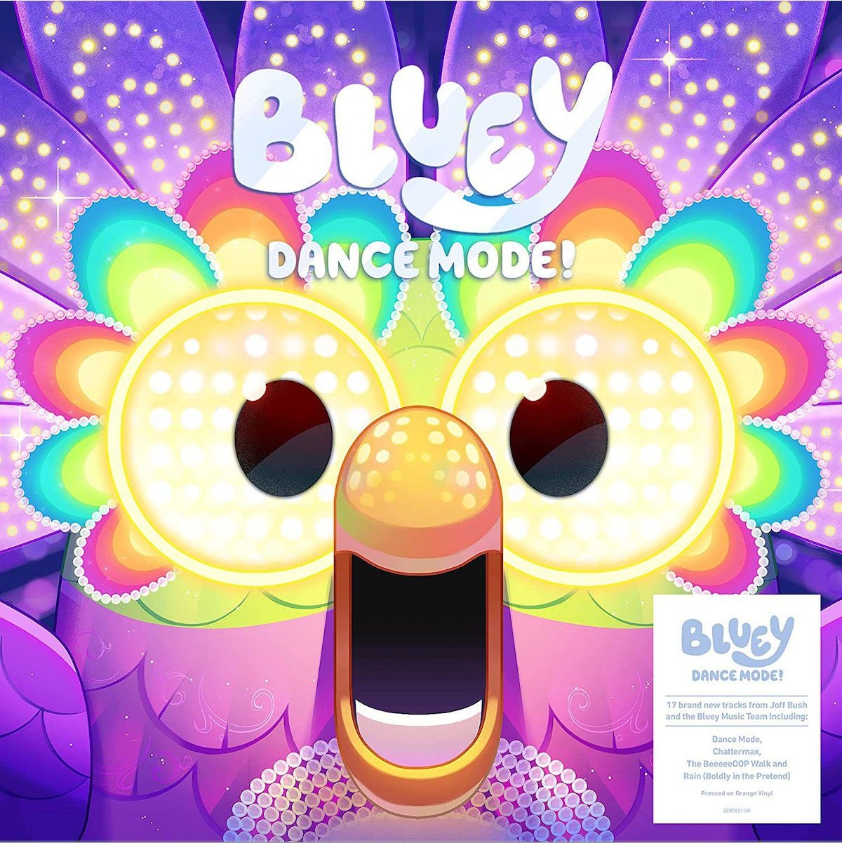 Bluey - Dance Mode! - Orange Vinyl LP Record