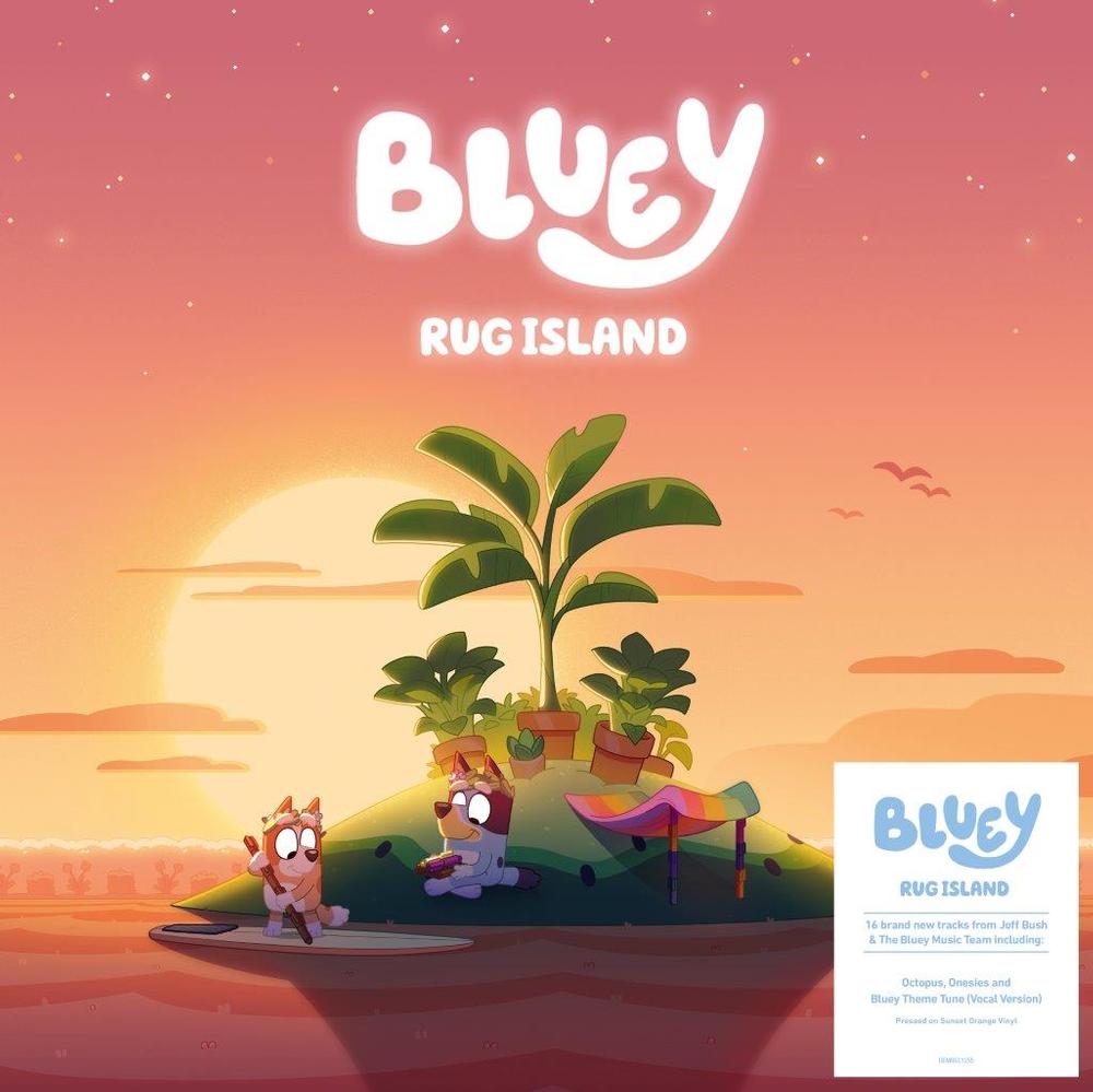 Bluey - Rug Island - Orange Vinyl LP Record