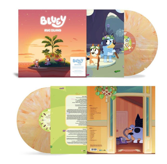 Bluey - Rug Island - Orange Vinyl LP Record