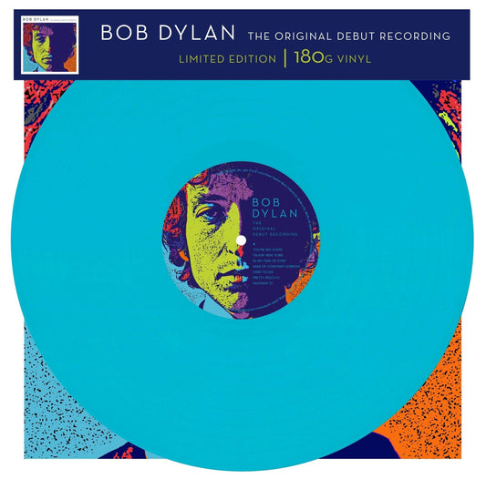 Bob Dylan – Bob Dylan - The Original Debut Recording - Turquoise Vinyl LP Record