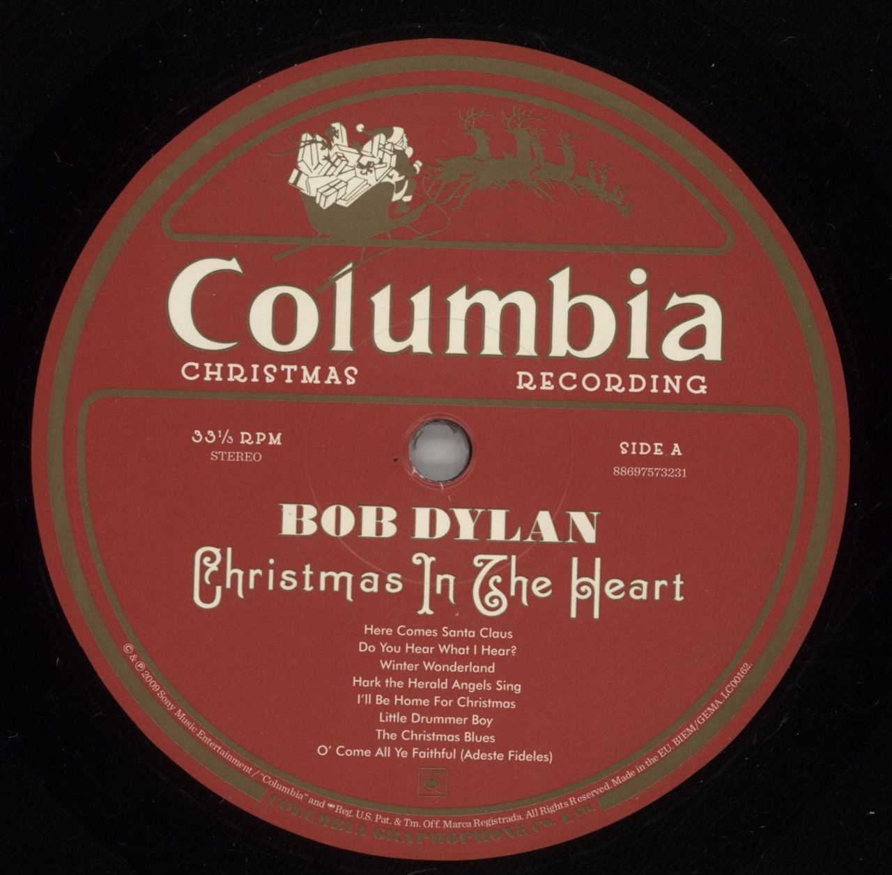 Bob Dylan Christmas In The Heart - 180gm Vinyl + CD - EX UK Vinyl LP