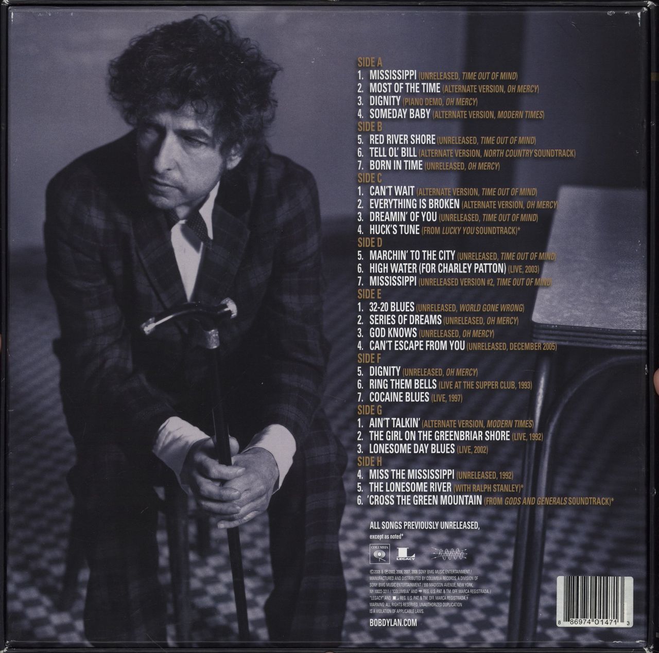 Bob Dylan Tell Tale Signs: The Bootleg Series [Vol. 8] - EX UK 4-LP vinyl set