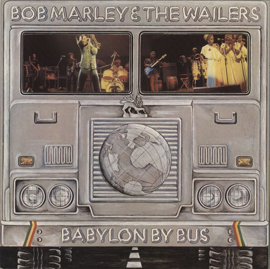 Bob Marley & The Wailers Babylon By Bus - Blue Label - die-cut p/s + Poster UK 2-LP vinyl set