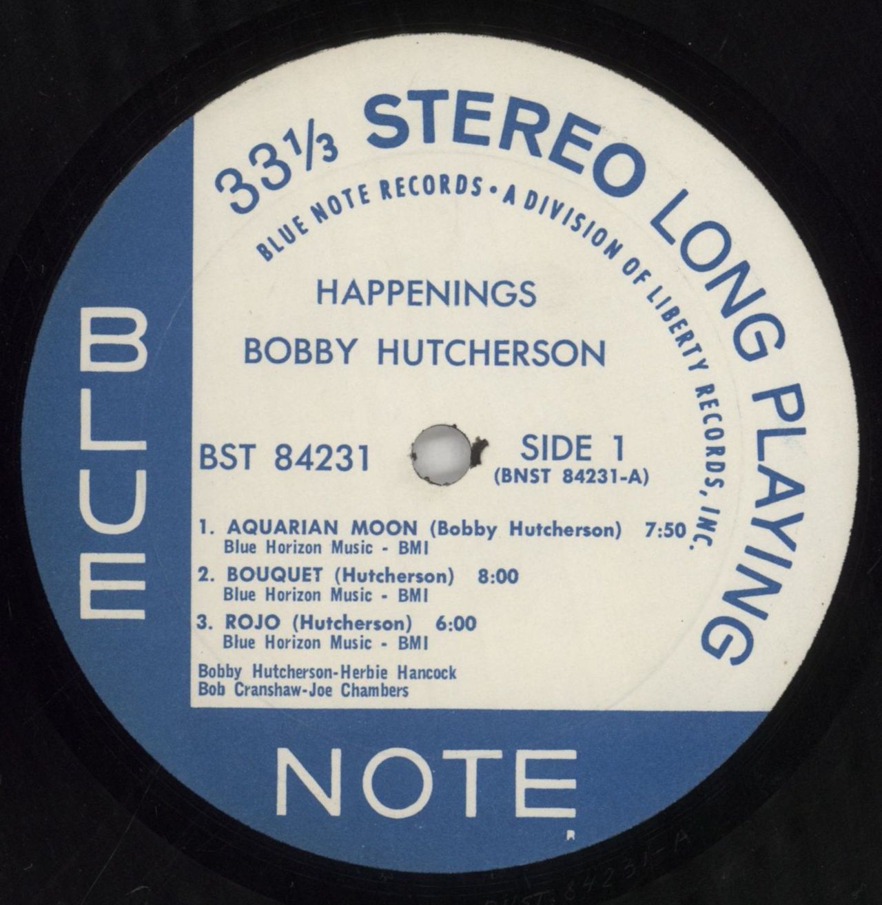 Bobby Hutcherson Happenings - Division Of Liberty US Vinyl LP
