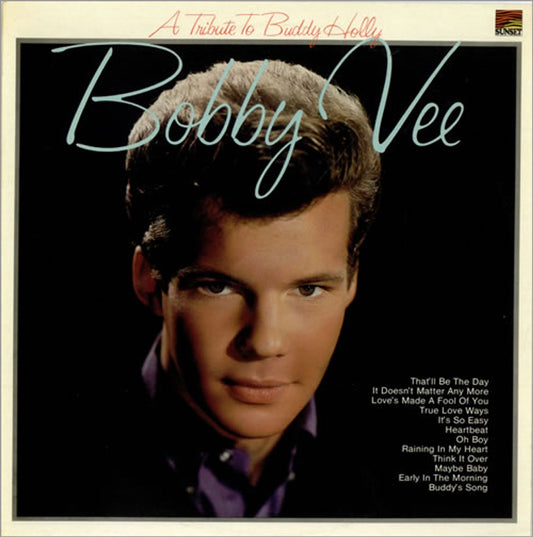 Bobby Vee A Tribute To Buddy Holly UK Vinyl LP
