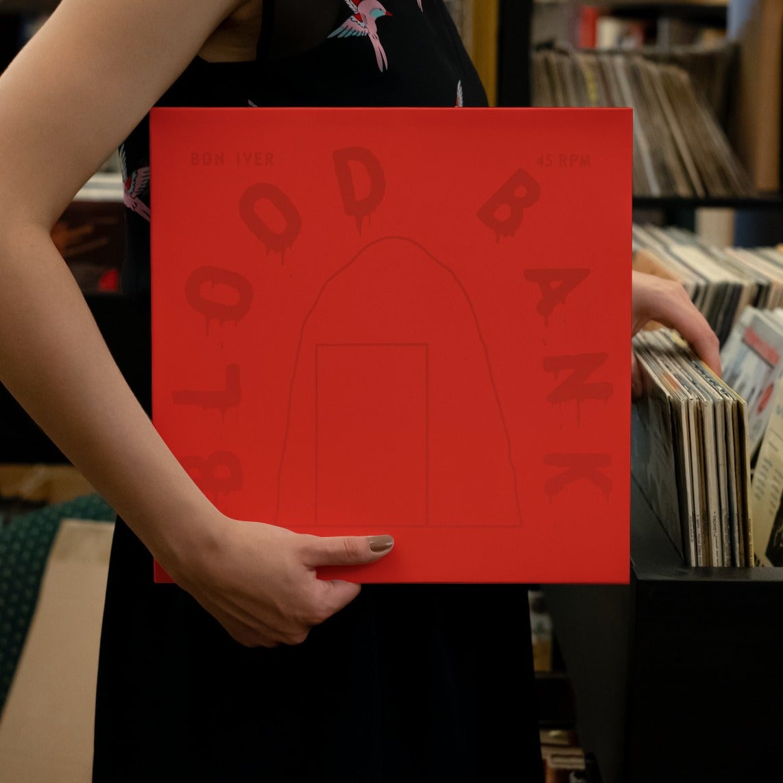 Bon Iver - Blood Bank - 10th Anniversary Red Vinyl LP Record